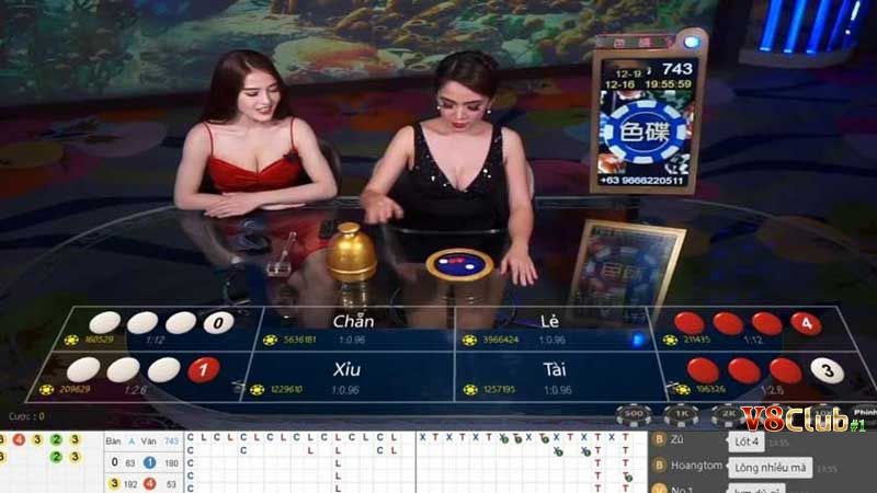 Hướng dẫn cách chơi Xóc Đĩa tại V8club