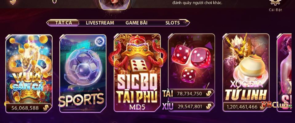 Các bước tham gia nổ hũ kho báu tứ linh V8Club