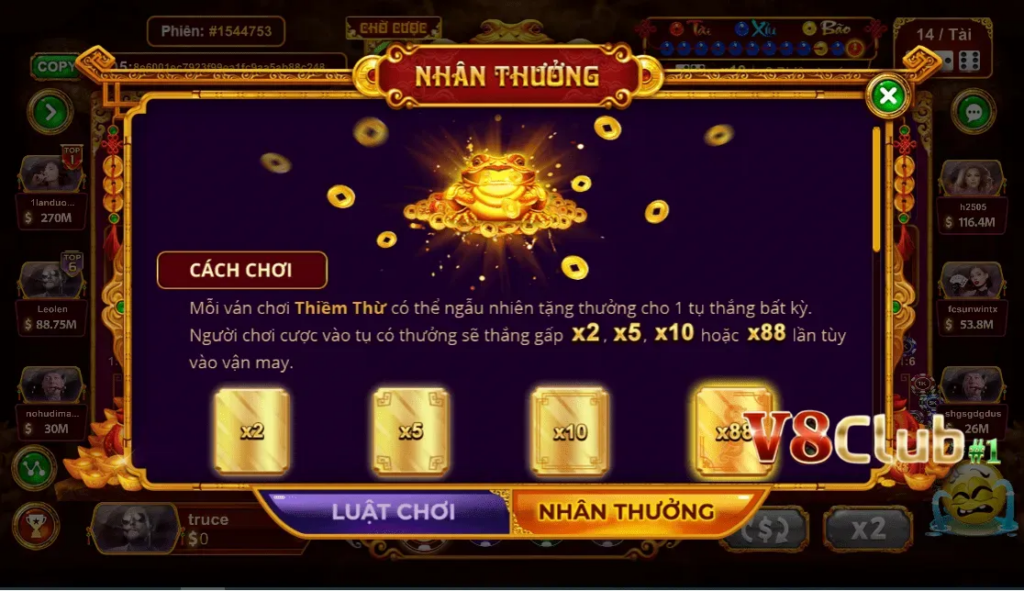 Nổ hũ Jackpot là một trong những tính năng hấp dẫn nhất của Sicbo Tài Phú Nổ hũ Jackpot là một trong những tính năng hấp dẫn nhất của Sicbo Tài Phú